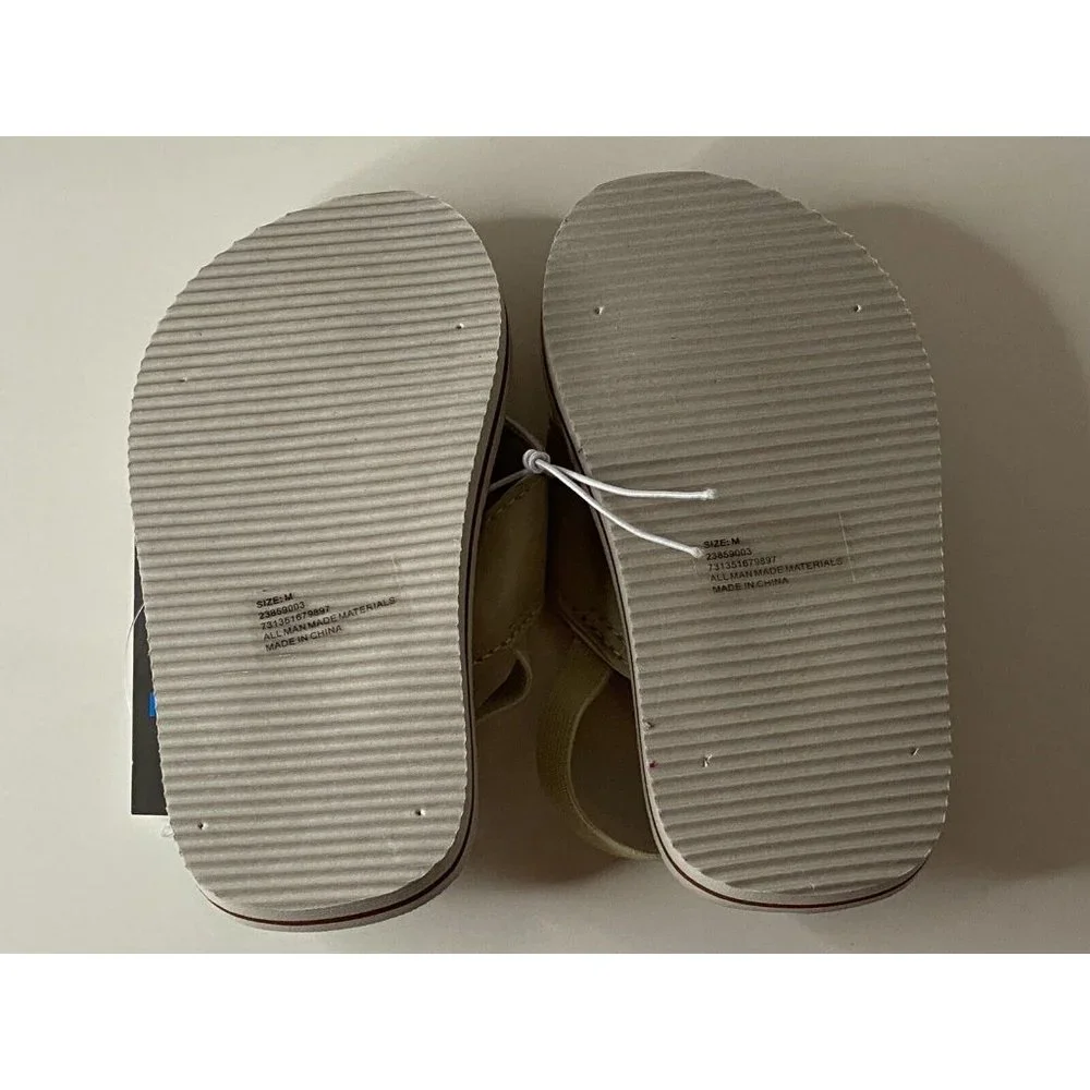 Swiggles Jungle Lion Toddler Boys Flip Flops Medium 7/8 NWT A24